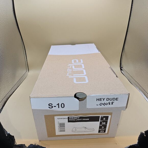 Hey Dude Wendy Boho Light Denim US Women's 5  - EU 36 - Picture 8 of 9